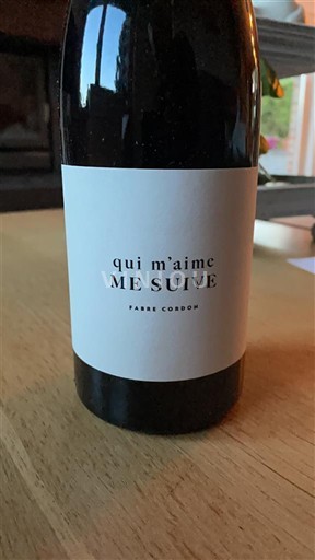 Languedoc Corbières Fabre Cordon Qui m'aime me suive 2022