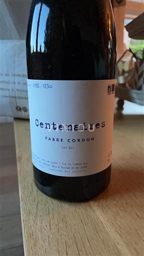 Languedoc Corbières Fabre Cordon Centenaires 2021