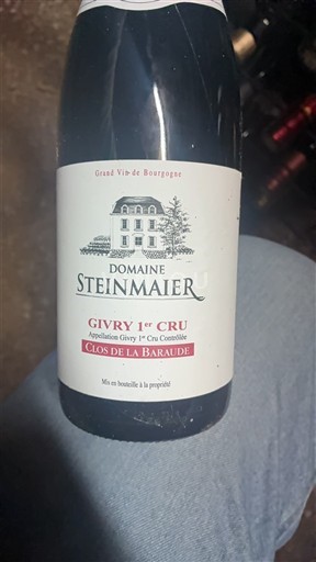 Borgoña No especificado Premier Cru Domaine Steinmaier Clos de la Baraude 2022