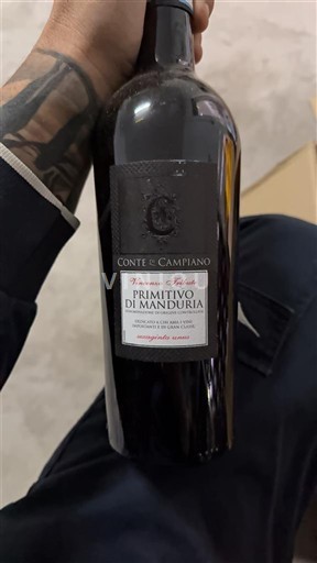 Puglia Primitivo di Manduria Conte di Campiano Vincenzo tribute 2022