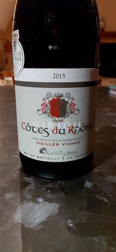 Thung lũng Rhône Côtes-du-rhône Cellier des Dauphins Vieilles Vignes 2015