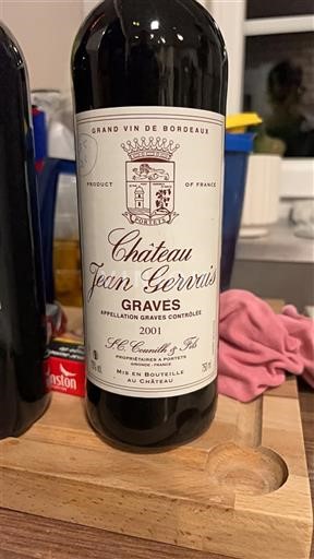 Bordeaux Graves Château Jean Gerrois 2001