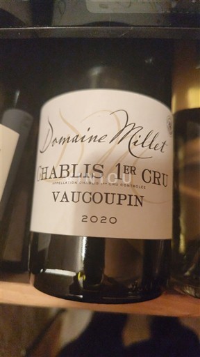 Bourgogne Chablis Premier Cru Domaine Millet Vaucopin 2020