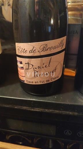 Beaujolais Côte-de-brouilly Daniel Perrusset Élevé en Fût de Chêne 2017