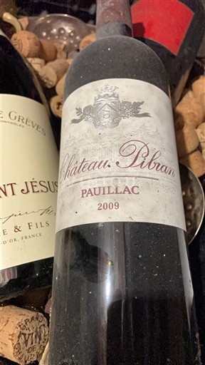 Bordeaux Pauillac Château Pibran 2009