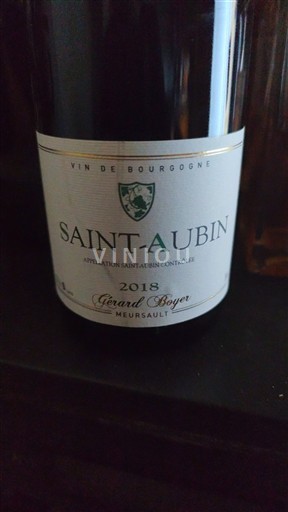 Borgonha Saint-Aubin Gérard Boyer 2018