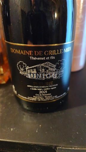 Beaujolais Fleurie Domaine Grille Midi Grille Midi - vieilles vignes 2021