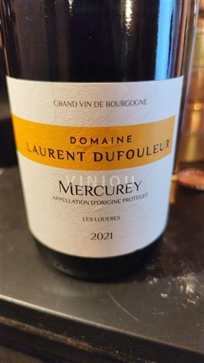 Borgonha Mercurey Domaine Laurent Dufouleur Les Louères 2021