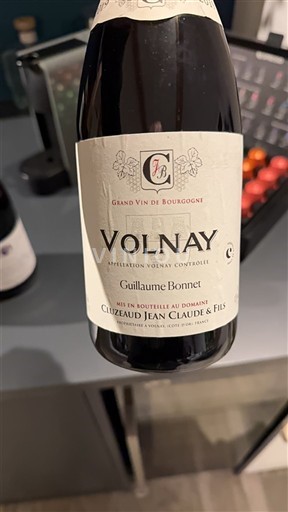Bourgogne Volnay Cuzeaud Jean Claude & Fils Guillaume Bonnet 2019