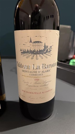 Languedoc Corbières Château La Baronne Montagne d'Alaric 1989