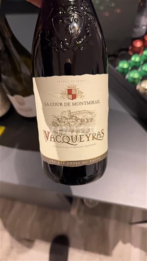 Rhônen laakso Vacqueyras La Cour de Montmiral 2023