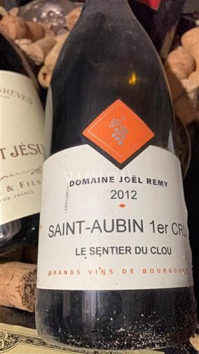 Burgundy Unspecified Premier Cru Domaine Joël Remy Le Sentier du Clou 2012