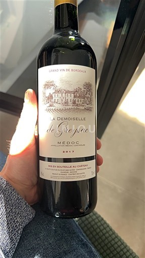 Bordo Медок Greysac La Demoiselle de Greysac 2017