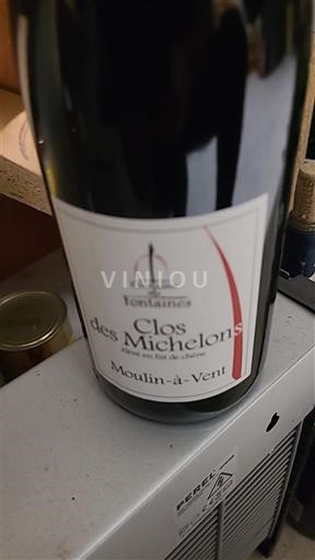 Beaujolais Moulin-à-vent Domaine La Chaponne Clos des Michelons Neročník