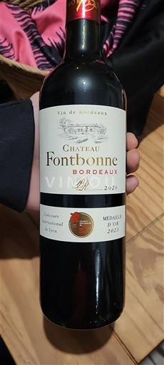 Bordeaux Château Fontbonne 2020