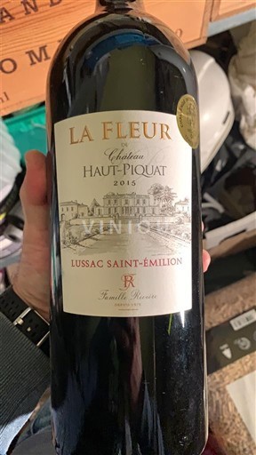 Bordeaux Lussac-Saint-Émilion Château Haut-Piquat La Fleur 2015
