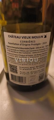 Languedoc Corbières Château Vieux Moulin 2024