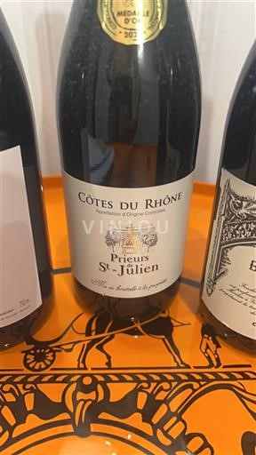 Valle del Rodano Côtes-du-Rhône Prieurs St-Julien Senza annata