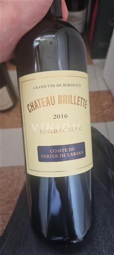 Bordeaux Moulis-en-Médoc Château Brillette 2016