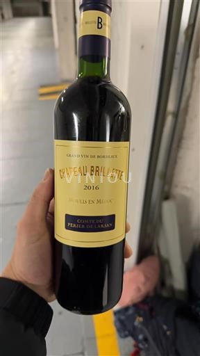 Burdeos Moulis-en-Médoc Château Brillette 2016