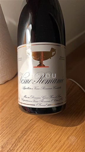 Borgogna Vosne-Romanée Domaine Gros Frère et Sœur 2007