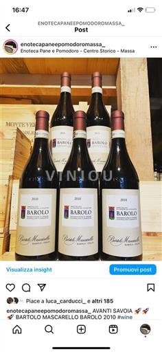 Piemonte Barolo Bartolo Mascarello 2010