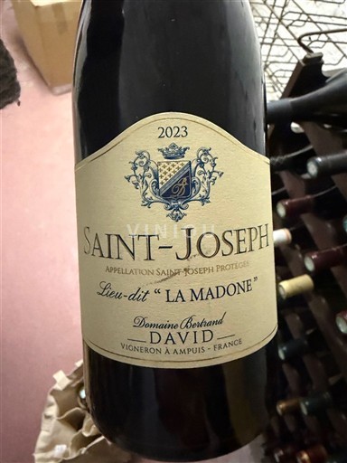 Thung lũng Rhône Saint-Joseph Domaine Bertrand David Lieu-dit La Madone 2023