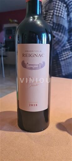 Bordéus Bordeaux Superior Reignac Grand Vin de Reignac 2018