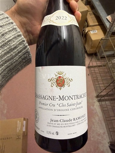 Burgundsko Chassagne-montrachet Premier Cru Jean-Claude Ramonet Clos Saint-Jean 2022