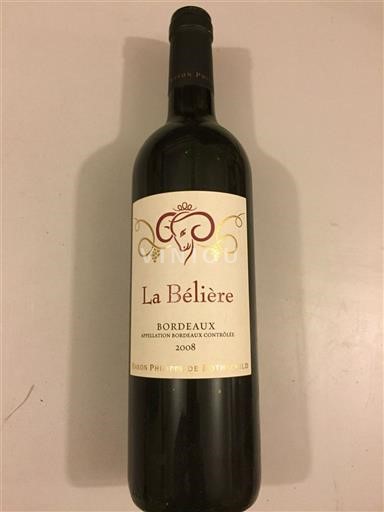 Bordeaux La Bélière 2008