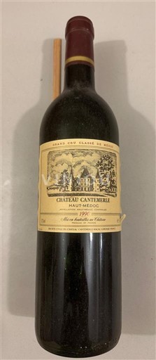 Bordeaux Haut-Médoc Grand Cru Château Cantemerle 1990