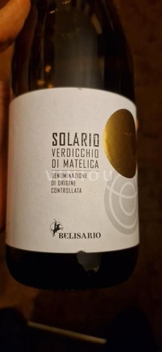 Marken Verdicchio di Matelica Belisario Solario Ohne Jahrgang