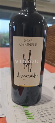 Languedoc Faugères Mas Gabinèle Inaccessible 2019