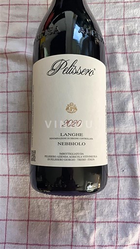Wijnen Rouge sec Pelissero 2020 Italië Piëmont Langhe DOC
