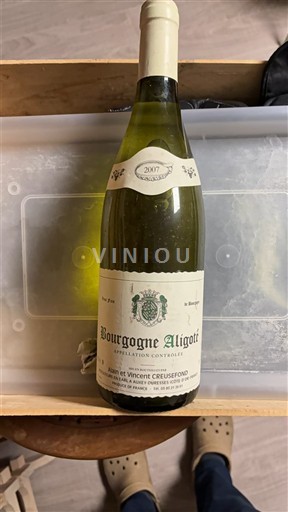 Burgundi Bourgogne Aligoté Domaine René et Vincent Creusefond 2007