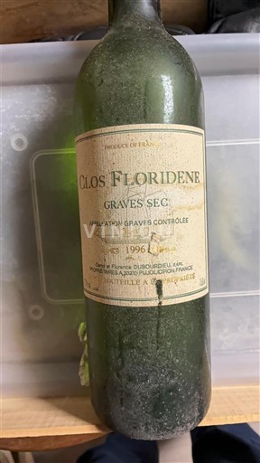 Bordeaux Graves Clos Floridène 1996