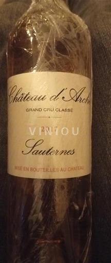 Bordéus Sauternes Grand Cru Château Arche 2017