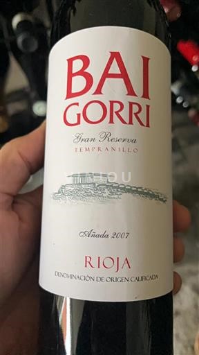 La Rioja Rioja Baigorri Gran Reserva 2007