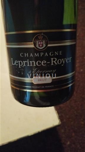 Champaña Champán Leprince-Royer Brut Sin añada