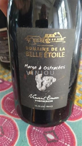 Loiredalen Touraine Domaine La Belle Étoile Marne à Ostracées Icke årgångsbetecknad