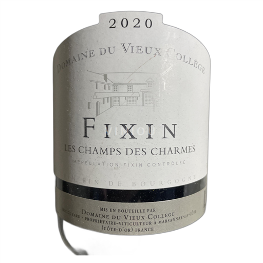 Borgonha Fixin Domaine du Vieux Collège Champs des charles 2020