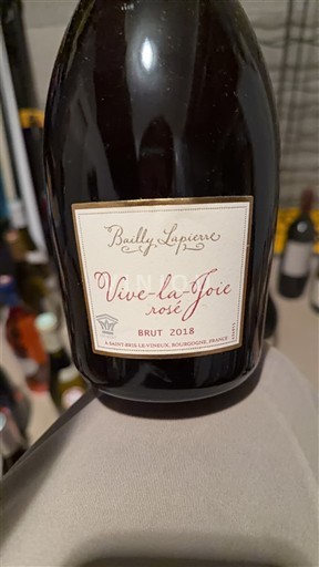Burgundia Crémant de Bourgogne Bailly Lapierre Vive-la-Joie rosé 2018