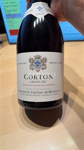 Borgonha Corton Grand Cru Domaine De Meursault 2007
