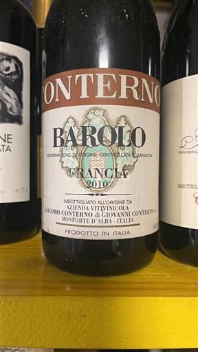 Piemonte Barolo Giacomo Conterno Francia 2010