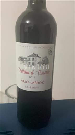 Bordeaux Haut-Médoc Château Osmond 2019