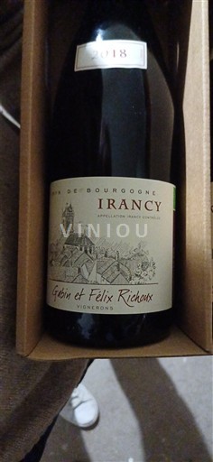 Burgundsko Irancy Gabriel et Félix Richoux 2018