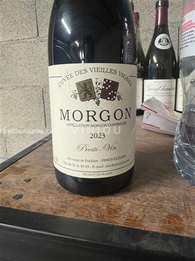 Beaujolais Morgon Press'Vin des Vieilles Vignes 2023