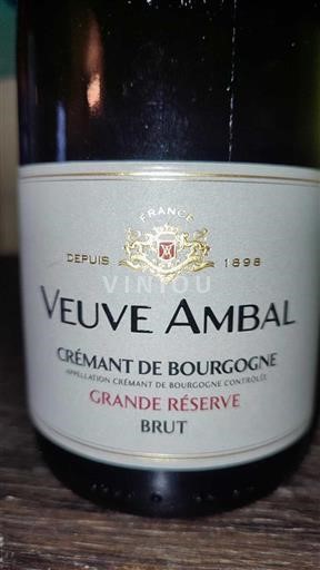 Burgundy Crémant de Bourgogne Veuve Ambal Grande Réserve Non-Vintage
