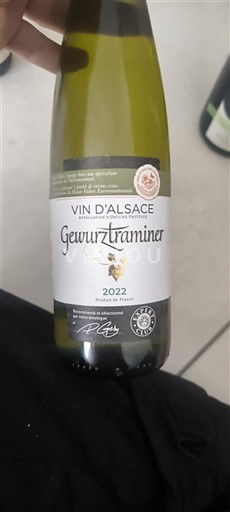Alsace Gewurztraminer Vin Alsace 2022