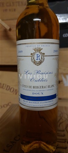 Sudoeste Côtes de Bergerac Les Raisins Oubliés 2009